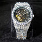 Skeleton Tourbillion Baguette Diamonds