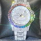Deluxe Rainbow Dial GMT