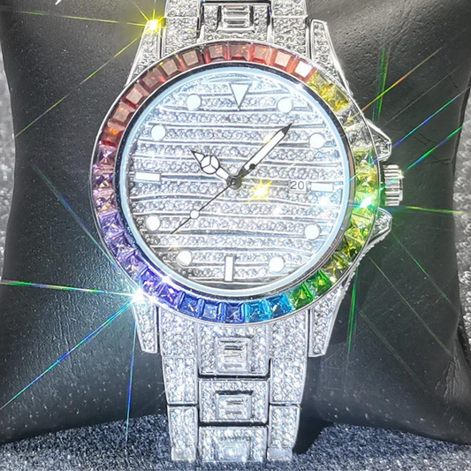 Deluxe Rainbow Dial GMT