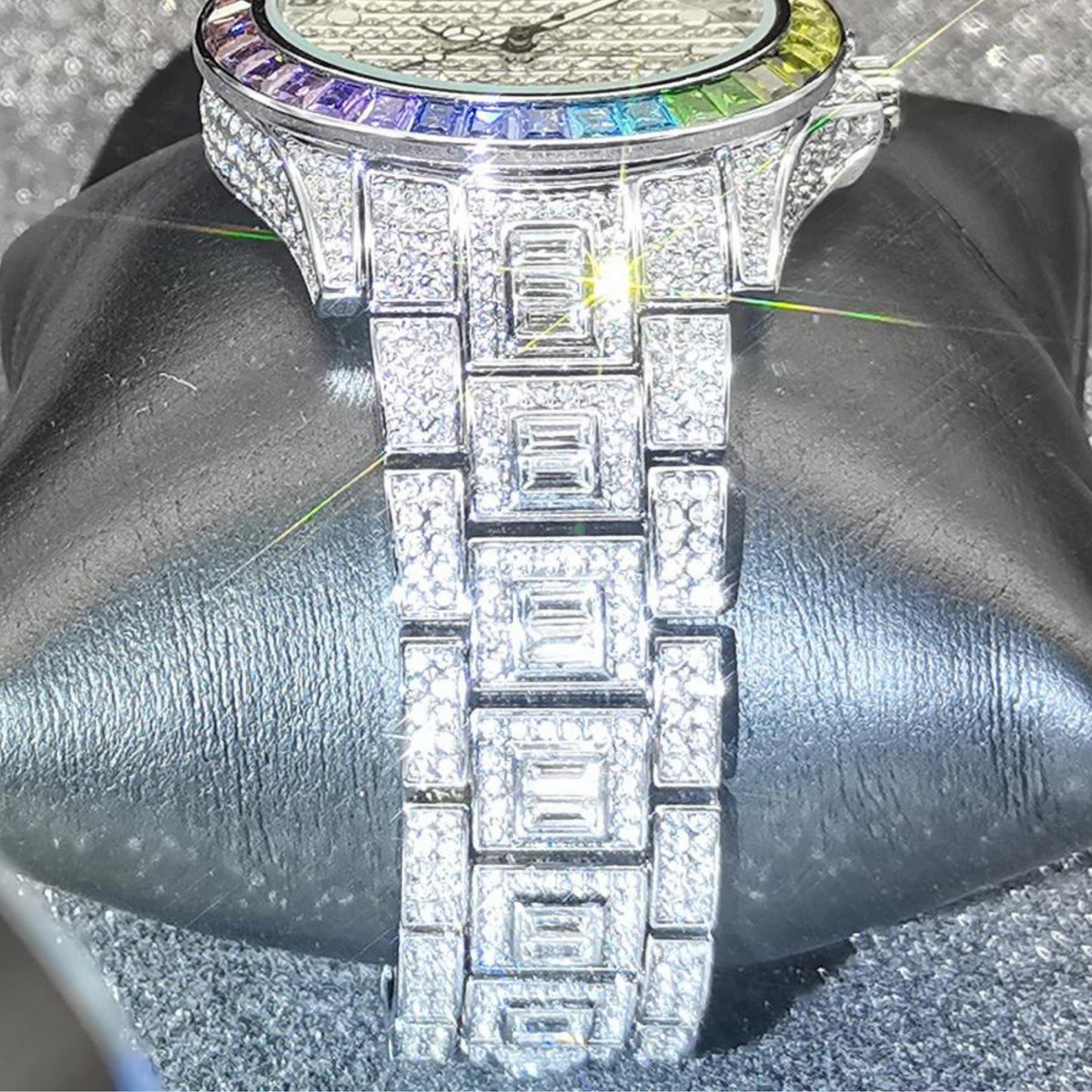 Deluxe Rainbow Dial GMT